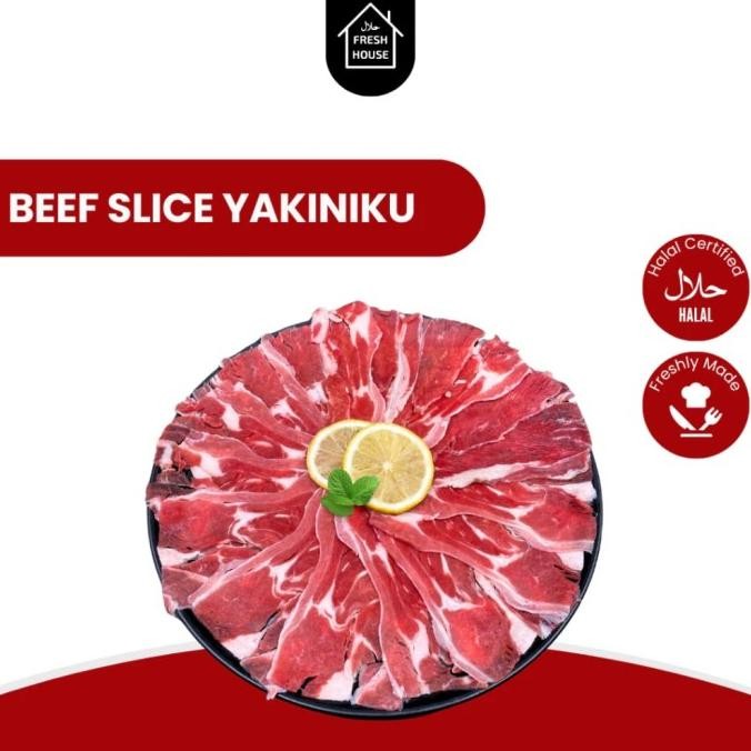 

BEEF SLICE YAKINIKU | BEEF SLICE MARINASI YAKINIKU BUMBU BBQ, SPICY, TERIYAKI, BULGOGI, BLACKPAPPER SM88