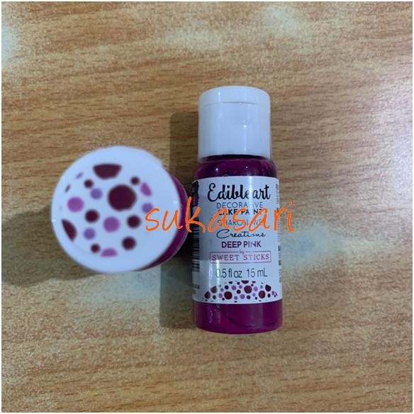 

Edible Art Paint 15 Ml Deep Pink / Sharon Wee Deep Pink Original Dan Terpercaya