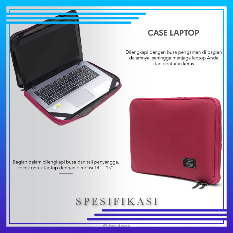 TAS LAPTOP MURAH BERKUALITAS SOFTCASE LAPTOP