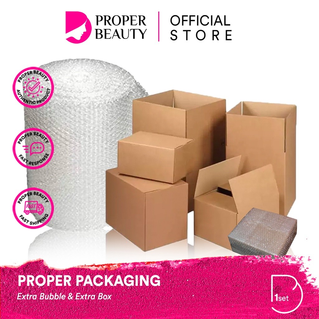 

PROPER PACKAGING Extra Bubble Wrap & Box / Bubble Wrap + Box Kardus Tambahan / Packing Order / Dus X0S5
