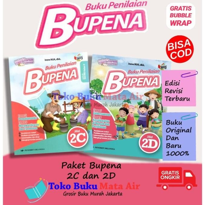 

TERPERCAYA BEST SELLER PAKET BUPENA 2C & 2D K13N ERLANGGA