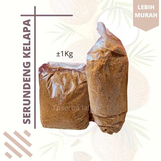 

HEMAT Kemasan Lebih besar 1KG Serundeng Kelapa Asli Rasa Sari Ayam