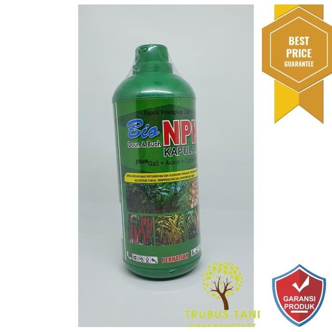 Pupuk Cair Bio NPK Kapulaga Pelebat dan Pembesar Buah 1000 ml