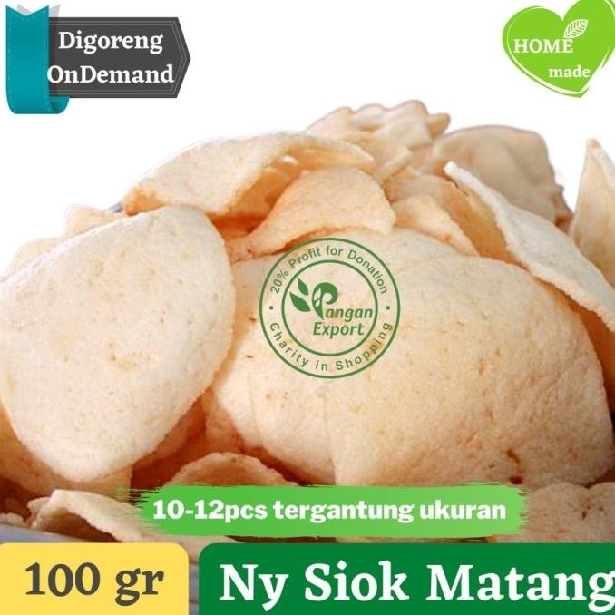 

TERBAIK Kerupuk Udang Ny Siok Goreng | Kerupuk Premium Matang | Shrimp Cracker