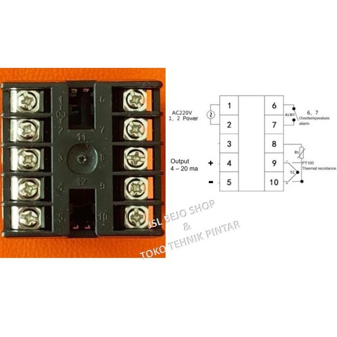 Temperature Controller PID Output Analog 4 -20 mA