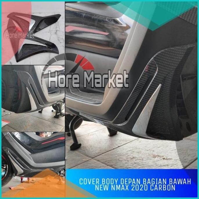 COVER BODY DEPAN BAGIAN BAWAH NMAX 2020 CARBON NEMO DEK BAWAH NEW NMAX