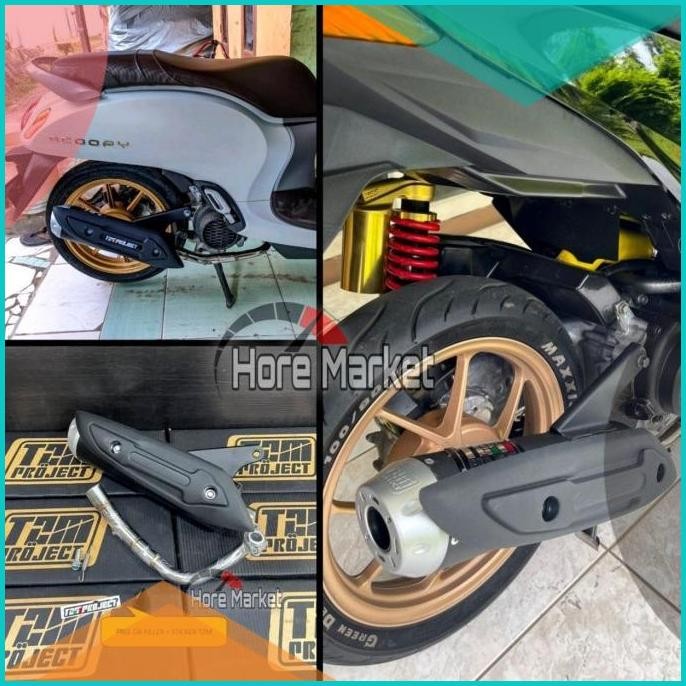 KNALPOT TZM PROJECT BEAT NEW DELUXE GENIO SCOOPY PRESTIGE 2021 2022 07