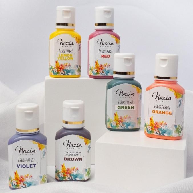 

Sale Set Sekunder Cat Kain Tekstil Premium Nazia Fabric Paint (Cat Textile)