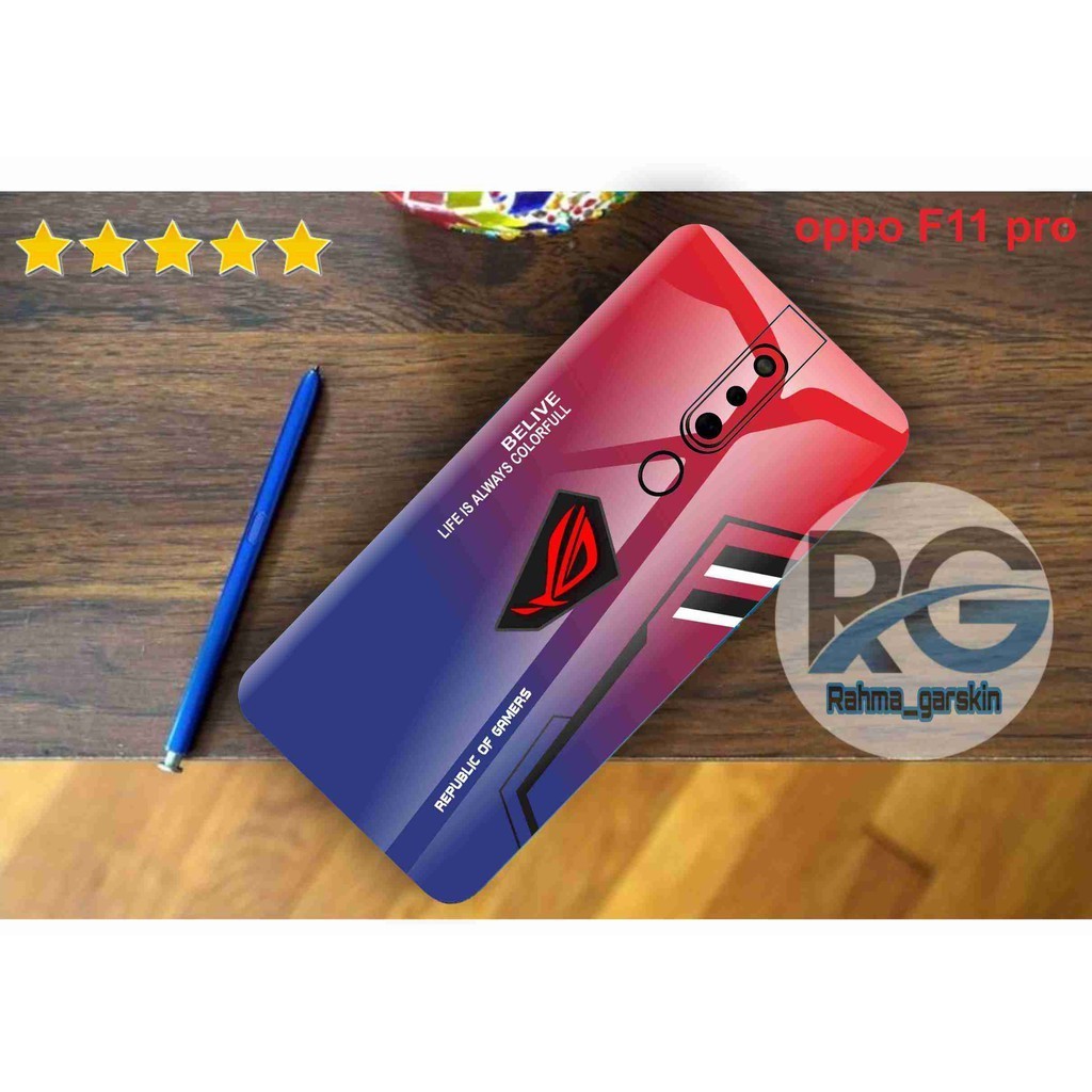 

Wrap* Oppo F11 Pro Wrap Skin Stiker Garksin CUSTOM Gratis (2pcs)