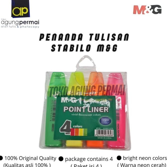 

Premium !! Highlighter M&G Point Liner isi 4
