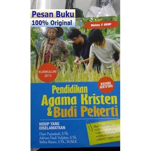 

DISKON Buku Pendidikan Agama Kristen dan Budi Pekerti SMP Kelas 7 Revisi