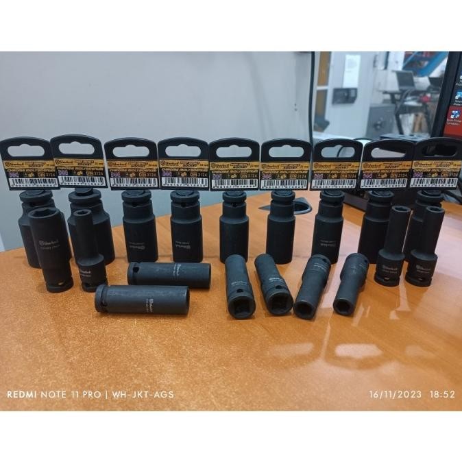 

Tersedia Mata Shock Impact 1/2 Kunci Mata Sok Pukul Panjang 8-32 mm Impact Sock