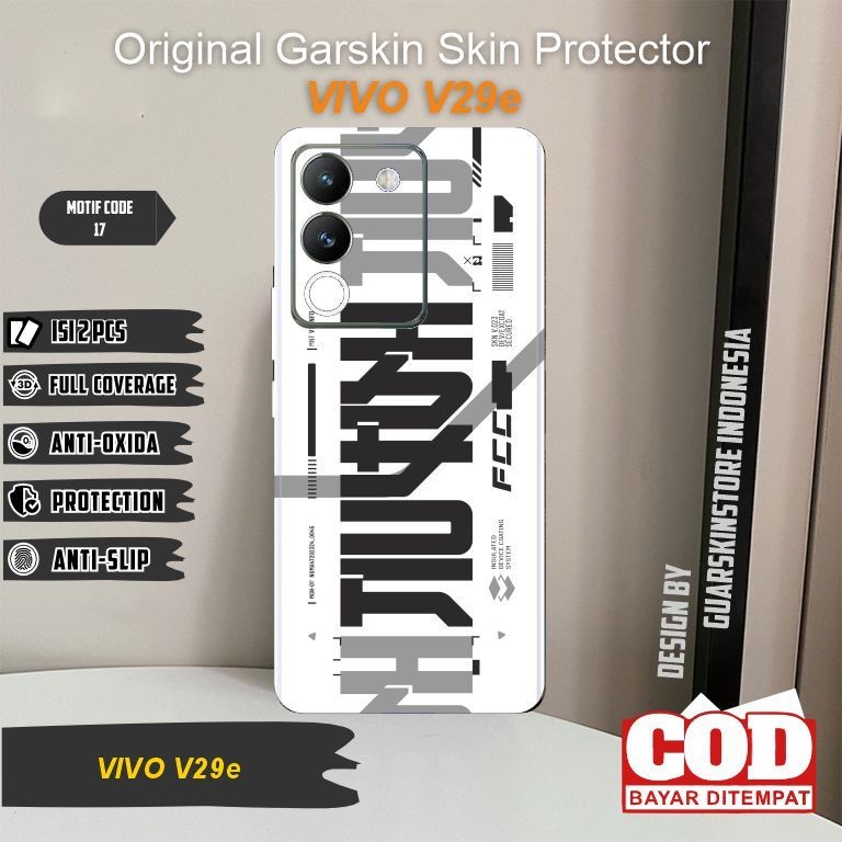 

Wrap* Vivo V29e Wrap Skin Stiker Garksin CUSTOM Gratis (2pcs)