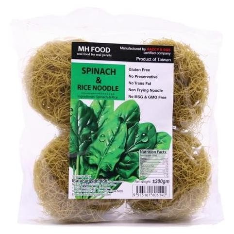 

Mh food spinach & rice noodle 200 g GLM