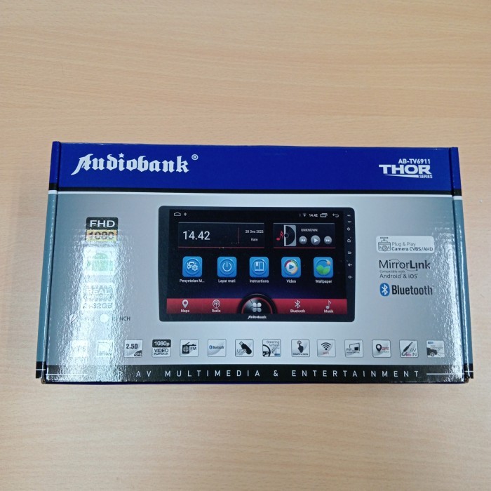 HEAD UNIT ANDROID 9 INCH AUDIOBANK AB-TV6911 / HEAD UNIT ANDROID AUDIOBANK THOR SERIES
