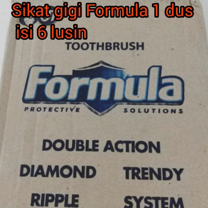 Sikat gigi Formula 1 dus isi 6 lusin