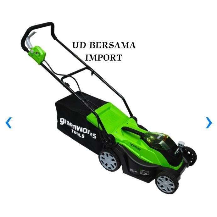 GREENWORKS Mesin Pemotong Rumput Dorong 40V/Pemotong Rumput Recharge