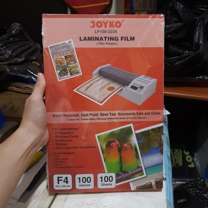 

Terlaris! Plastik Plastic Laminating Joyko F4 Folio 100 Micron