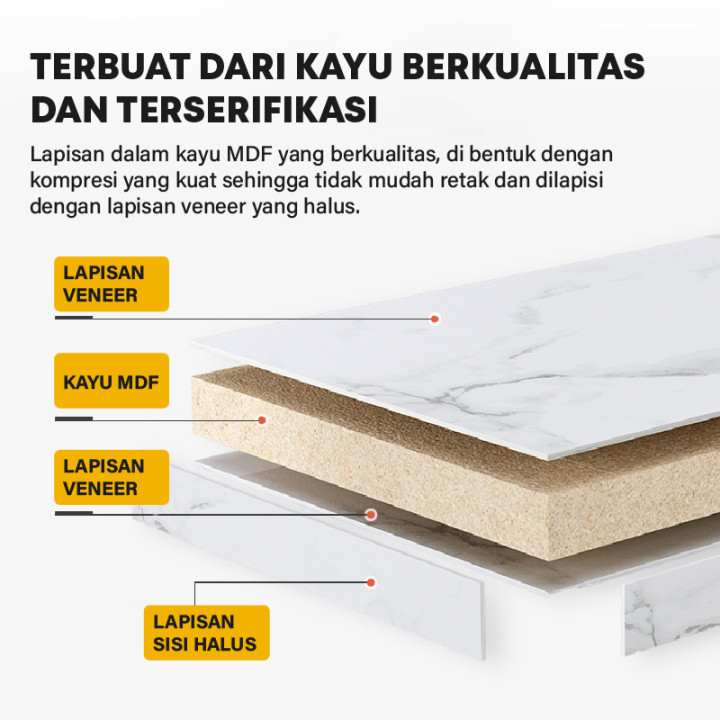 nathania meja belajar meja kantor minimalis dengan rak - meja kerja kayu kaki besi multifungsi