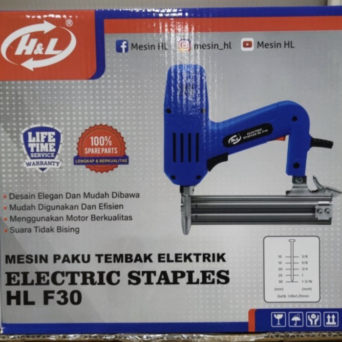 

MESIN PAKU TEMBAK LISTRIK ELECTRIC STAPLES GUN HL F30