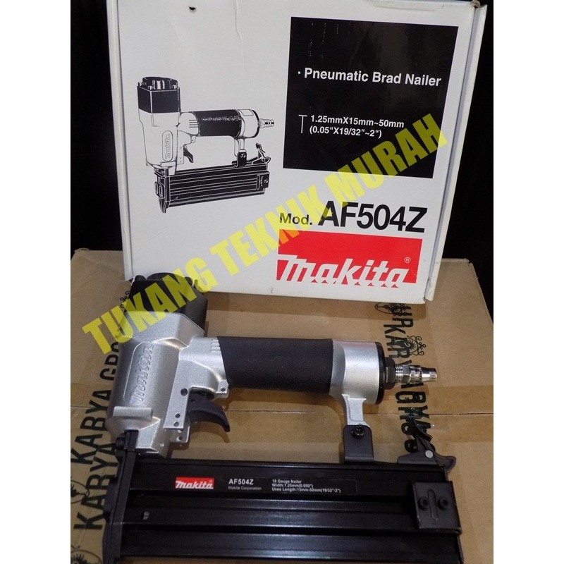 

PNEUMATIC FINISHING NAILER / PAKU TEMBAK MAKITA AF 504 Z