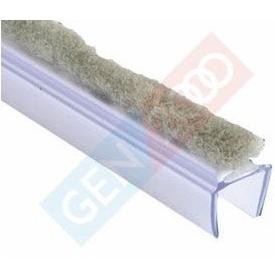 Baru Mohair Clip Seal Pintu Kaca Mohair Bulu Klip Kaca Mohair Bulu