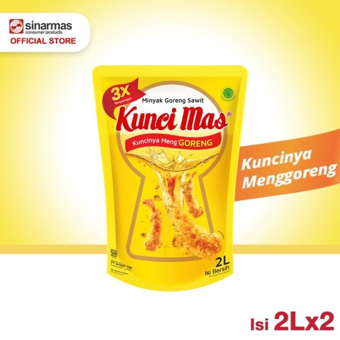 

Twin Pack Kunci Mas Minyak Goreng Pouch - 2 Liter Bergaransi