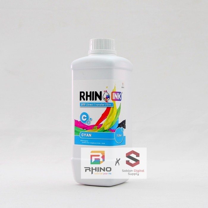 

Promo!! Tinta Dtf (Digital Transfer Film) Rhino Ink 1 Liter Kualitas Premium