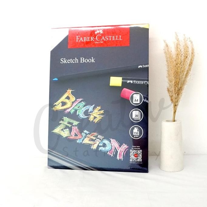 

FABER CASTELL BLACK EDITION SKETCH BOOK A4