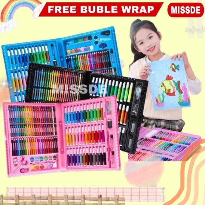

ART SET 150 PCS / CRAYON SET 150 PCS / ALAT LUKIS ANAK SET