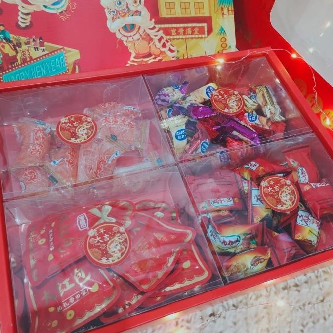 

CR - Hampers Imlek FUQI GIFT Snack Candy PREMIUM - Bingkisan Kado CNY GB234 TERLARIS