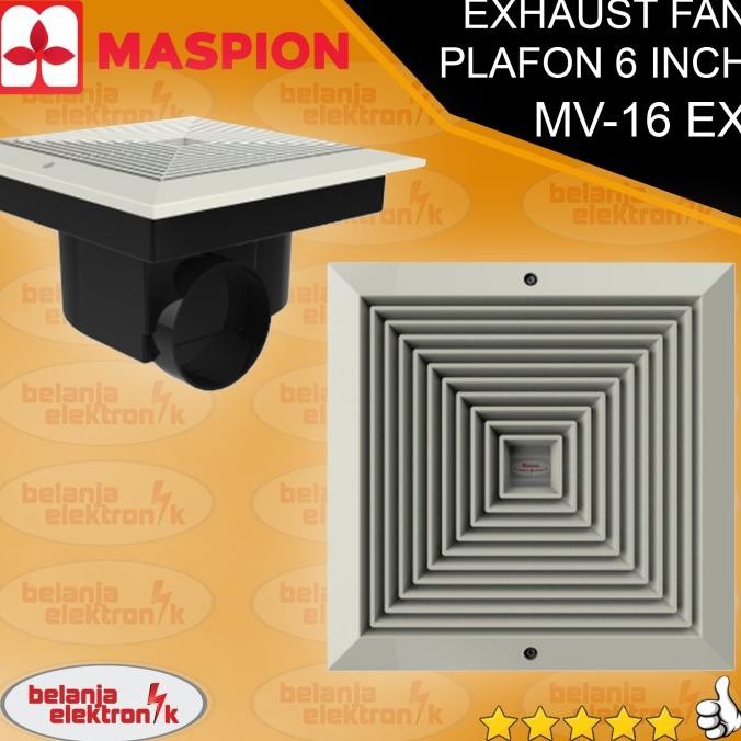 MASPION CEILING EXHAUST FAN PLAFON MV-16 EX 6 INCH
