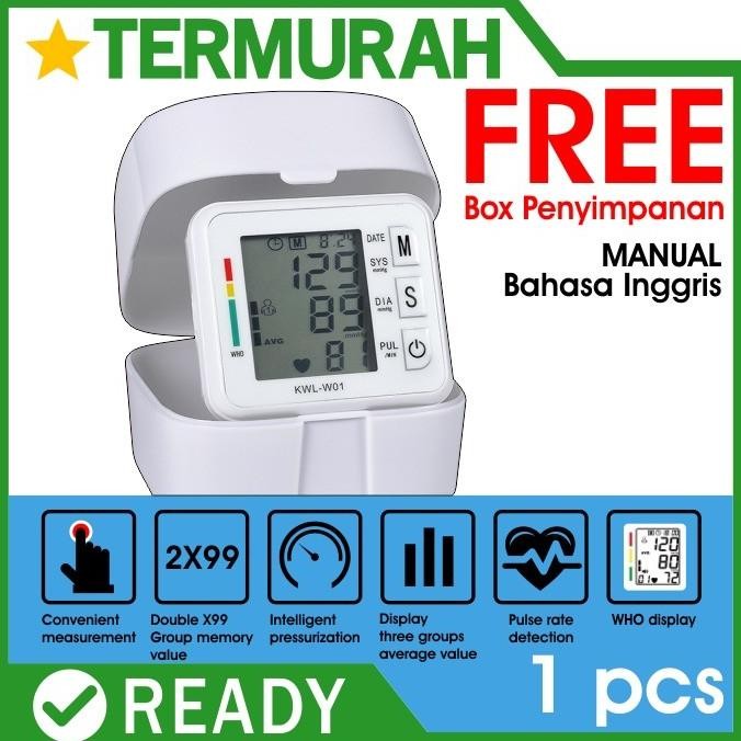 Alat Pengukur Tekanan Darah Tensimeter Digital Tensi Meter Digital Original Terlaris