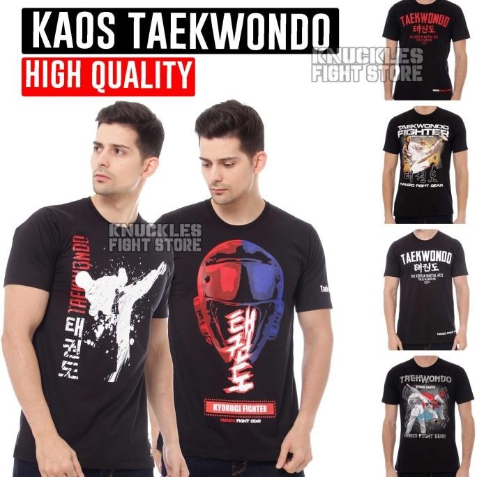 Kaos Taekwondo Hanzo, Baju Taekwondo, T Shirt Taekwondo Original Terlaris