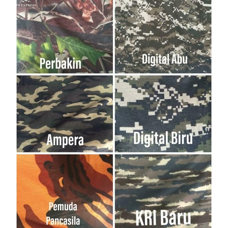 KAIN KAOS LORENG ORI/ ARMY / BAHAN DORENG / KAOS / ANGKATAn TNI JRS