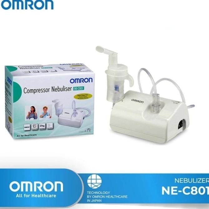 Nebulizer Omron Ne-C801 Nebulizer Omron Alat Uap Omron Alat Instalasi Original Terlaris