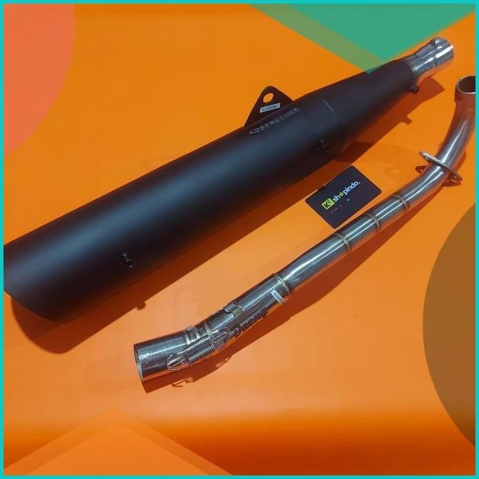 Knalpot Tsukigi Wave 125 Kharisma Supra Daeng Stainless 07D35Z4 limite