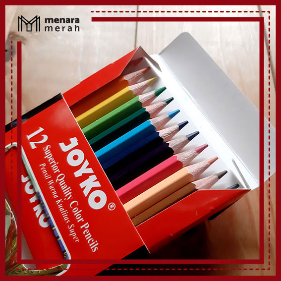 

Joyko - Pensil warna pendek isi 12
