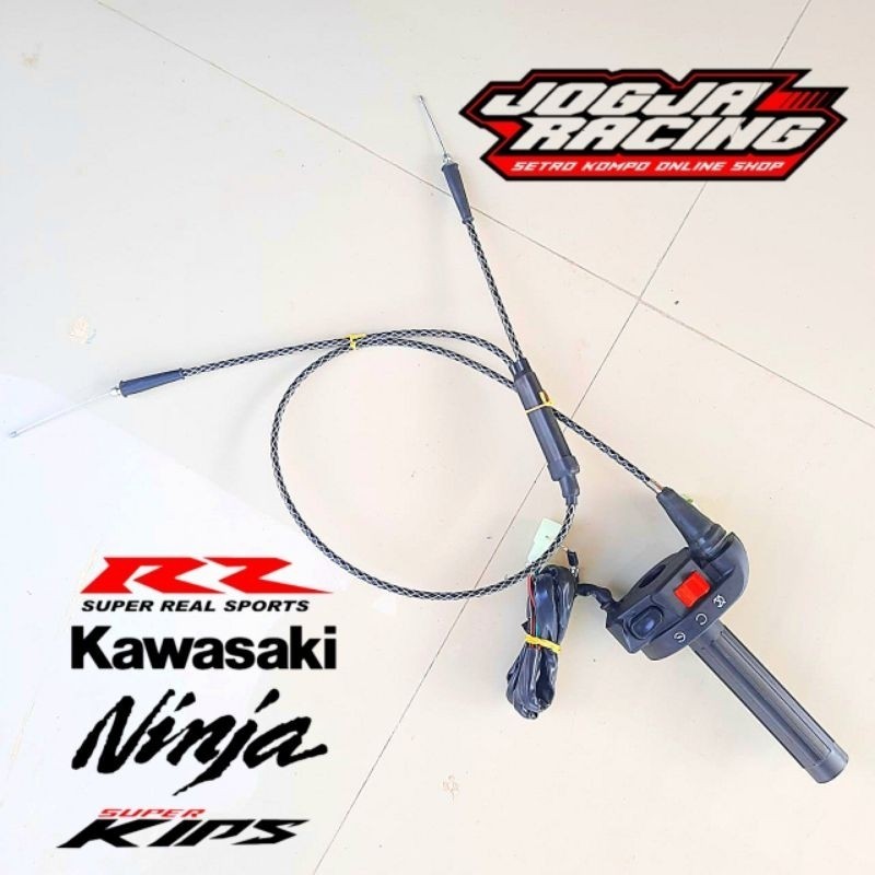 Gas spontan ninja r ninja rr ninja ss ksr kabel karbon