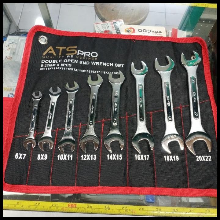 TERMURAH KUNCI PAS SET 6 - 24 MM 8 PC ATS PRO SERIES 