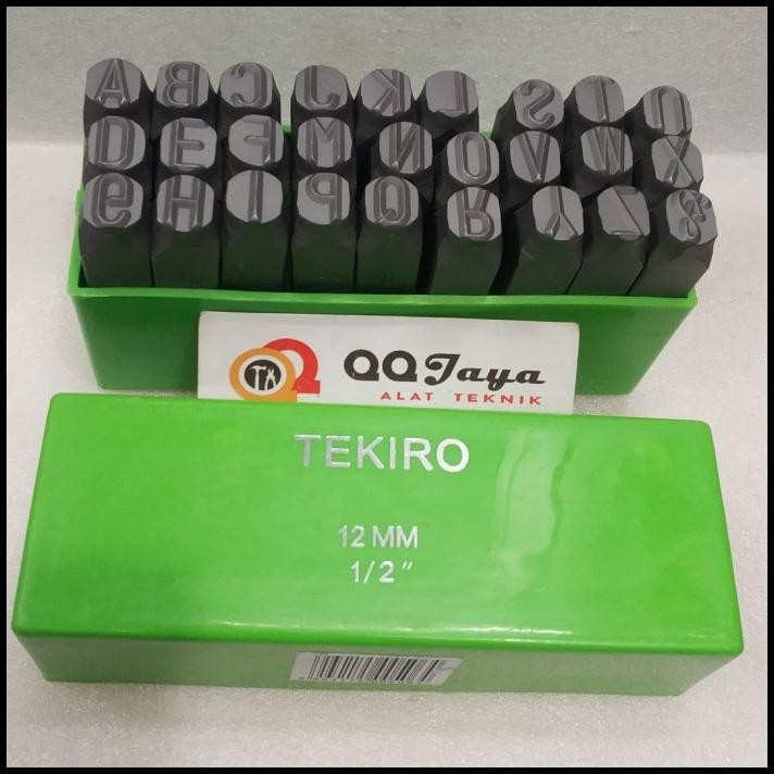 

GRATIS ONGKIR HURUF KETOK 12 MM TEKIRO - LETTER PUNCH
