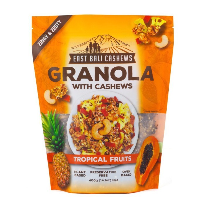 

Eat Bali Cahew Granola Tropical Fruit 400Gr