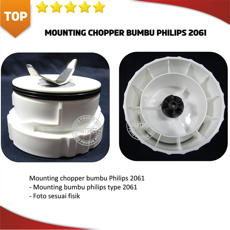 Mounting chopper bumbu Philips 2061