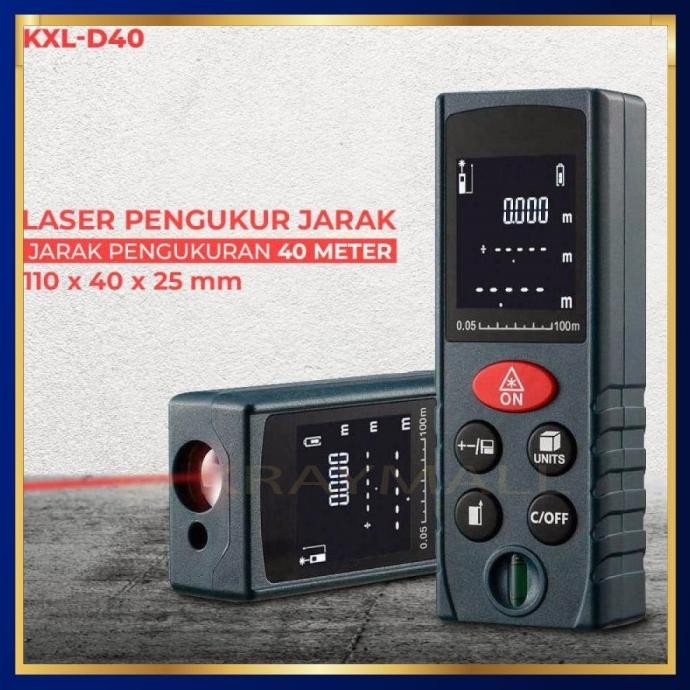 Pengukur Jarak Laser Distance Meter - KXL-D40/D100