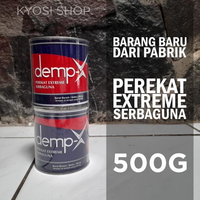 

Lem Perekat Extreme Serbaguna Demp-X DEMPX 500gr Basah Dalam Air