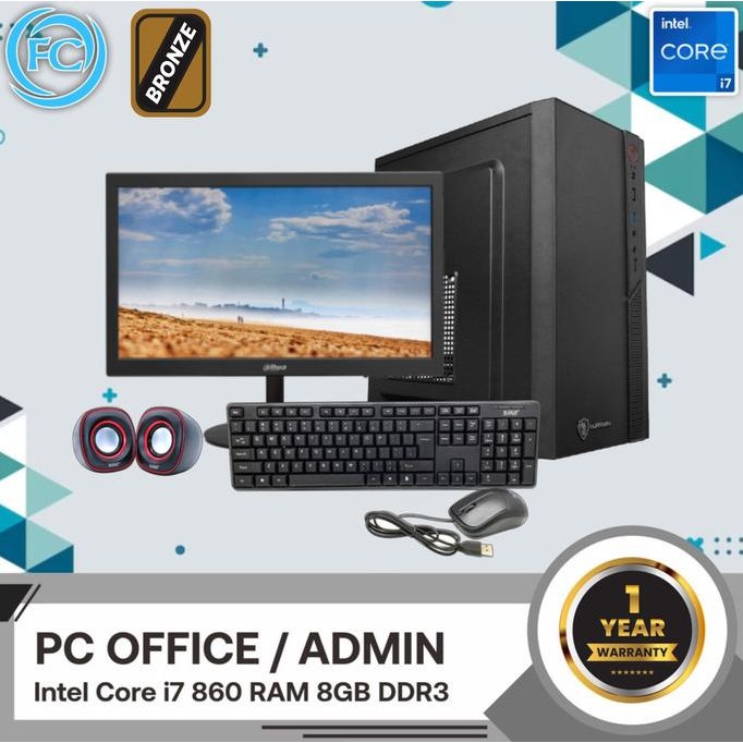 

PROMO PC OFFICE I7 RAM 8GB (BRONZE) SIAP PAKAI INCLUDE MONITOR DAN AKSESORIS