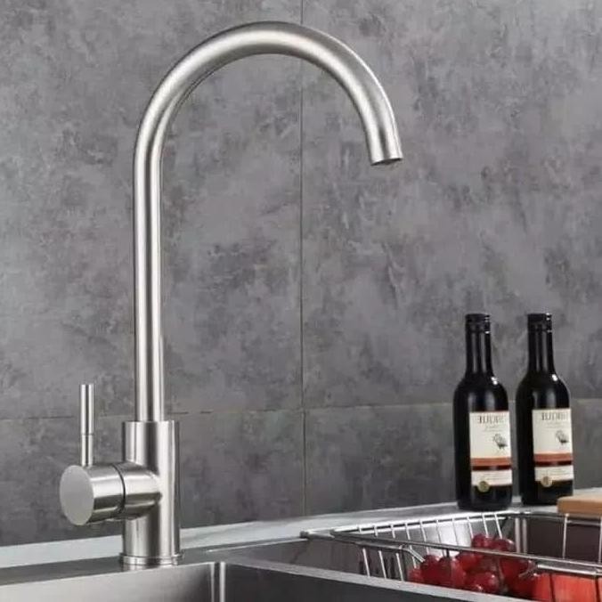 

PROMO KRAN KITCHEN SINK STAINLESS AIR PANAS DINGIN KERAN DAPUR MEJA TANAM