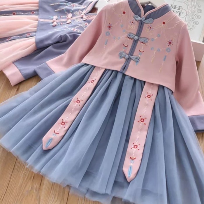 Cheongsam Anak Dress Traditional Chinese New Year Traditional Dress 12