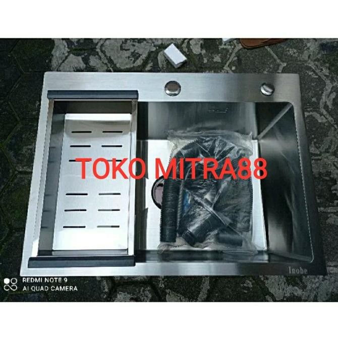 

PROMO KITCHEN SINK INOBE 6045 STAINLESS SUS 304 ORIGINAL INOBE
