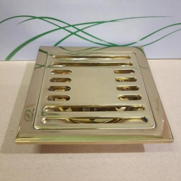 

PROMO FLOR DRAIN GOLD EMAS KOTAK SARINGAN KAMAR MANDI